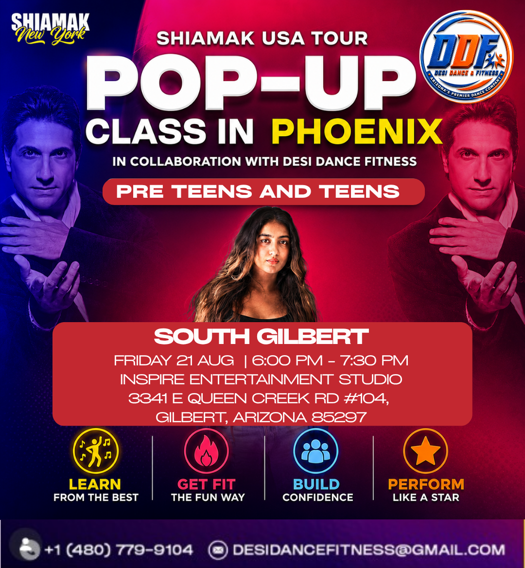 SHIAMAK Pop-Up Dance Workshop – South Gilbert